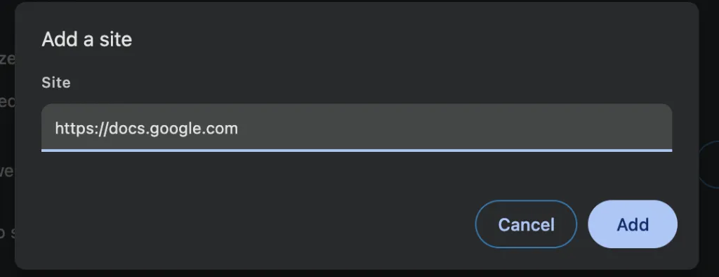 Add https://docs.google.com to allowed pop-ups