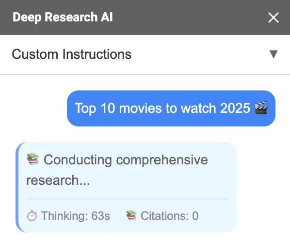 Deep Research AI in Google Docs