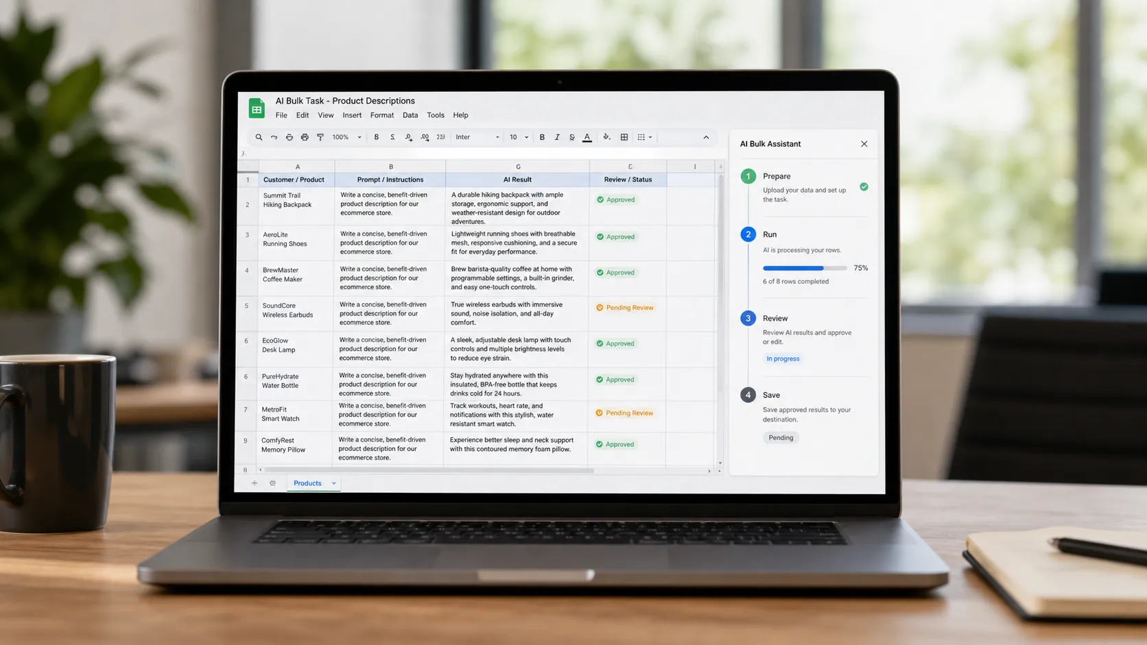 How to Run Bulk AI Tasks in Google Sheets