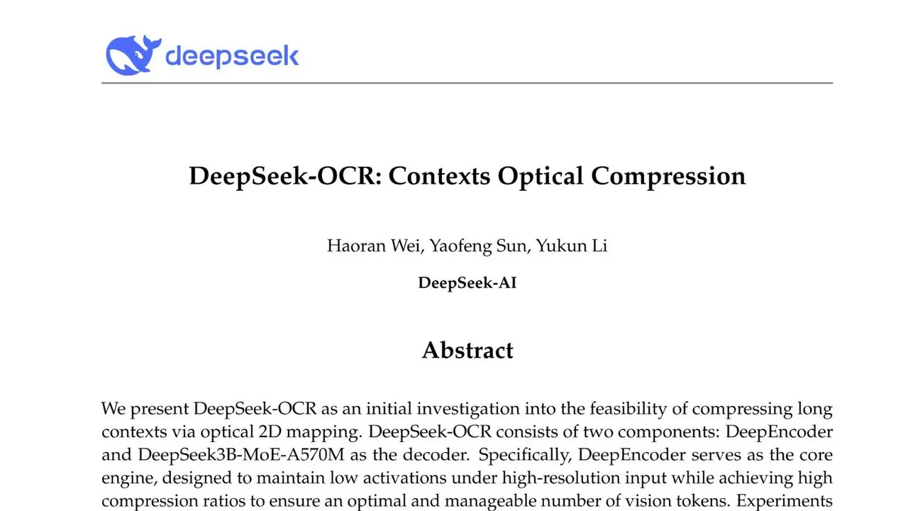 Is AI’s “Perfect Memory” a Disaster? DeepSeek-OCR Accidentally Unlocks the “Human Forgetting Mechanism”